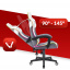 Комп'ютерне крісло Hell's Chair HC-1004 White-Grey LED (тканина) Полтава