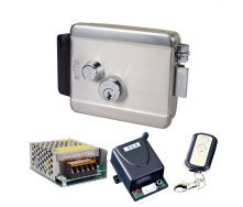 Комплект контролю доступу з електромеханічним замком ATIS Lock SS, радіоконтролером Yli Electronic WBK-400-1-12, блоком живлення Full Energy BGM-123Pro 12 В/3 А
