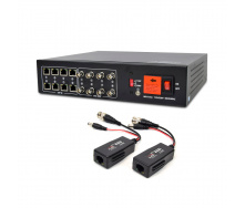 Активный 8-канальный приемник ATIS AL-1208 UHD видеосигнала и питания по UTP