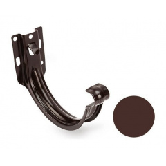 Кронштейн желоба универсальный Galeco PVC 130 132 мм шоколадно-коричневый Бушево