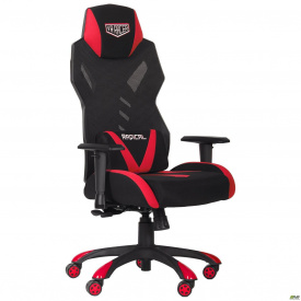 Игровое кресло компьютерное AMF VR Racer Radical Grunt черный-красное сидение
