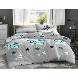 Полуторное постельное белье детское 100% хлопок сатин Stars