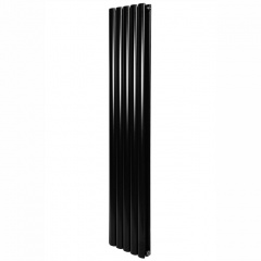Вертикальный дизайнерский радиатор отопления ARTTIDESIGN Rimini II 5/1800/295/50 чёрный матовий Ужгород