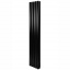 Вертикальный дизайнерский радиатор отопления ARTTIDESIGN Rimini II 5/1800/295/50 чёрный матовий Київ