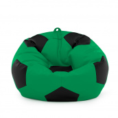 Крісло мішок М'яч Оксфорд 100см Студія Комфорту Розмір Стандарт Зелений + Чорний