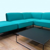 Модульный диван и столик для улицы CRUZO Диас Зеленый (d0006)