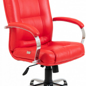 Офисное Кресло Руководителя Richman Альберто Boom 16 Хром М1 Tilt Красное