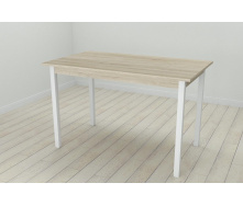 Стол кухонный Ferrum-decor Марио 75x120x60 Белый ДСП Сонома 32мм (MAR0025)