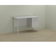 Комп'ютерний стіл Ferrum-decor Гаррі 75x120x70 білий ДСП Біле 32мм