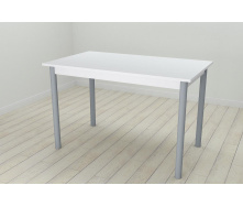 Стол кухонный Ferrum-decor Бенита 75x120x70 Серый ДСП Белое 32мм (BEN0050)