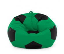 Кресло мешок Мяч Оксфорд 120см Студия Комфорта размер Большой Зеленый + Черный