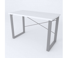Письменный стол Ferrum-decor Драйв 750x1200x700 Серый металл ДСП Белый 32 мм (DRA218)