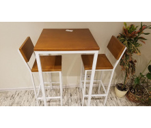Комплект барний (стіл + стільці) GoodsMetall в стилі Лофт 