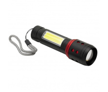 Карманный фонарик аккумуляторный Chage AL-506 с боковой панелью Zoom USB