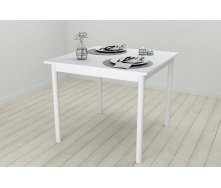Стол кухонный Ferrum-decor Агата 75x90x90 Белый ДСП Белое 16мм (AGA0022)