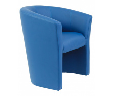 Кресло Richman Бум Единица 650 x 650 x 800H см Zeus Deluxe Blue Синее