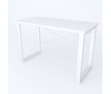 Письмовий стіл Ferrum-decor Драйв 750x1000x600 Білий метал ДСП Білий 32 мм (DRA141)