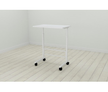 Стол приставной Ferrum-decor Амиго 62x60x40 металл Белый ДСП Белое 16мм (AMI0008)