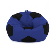 Крісло мішок М'яч Оксфорд 120см Студія Комфорту Великий Синій + Чорний
