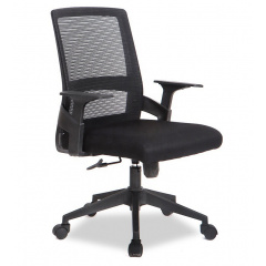 Кресло офисное Флорида SDM Синхромеханизм сетка ткань черная Запорожье