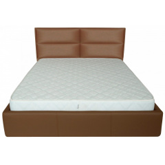 Кровать Richman Шеффилд VIP 120 х 190 см Флай 2213 A1 С дополнительной металлической цельносварной рамой Светло-коричневая Полтава
