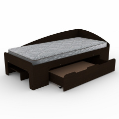 Кровать 90+1 Компанит Венге темный (new1-160) Запорожье