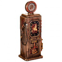 Настольные часы в виде Бензоколонки Veronese AL31193 Коричневый Дубно
