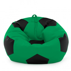 Крісло мішок М'яч Оксфорд 120см Студія Комфорту Великий Зелений + Чорний Тернопіль