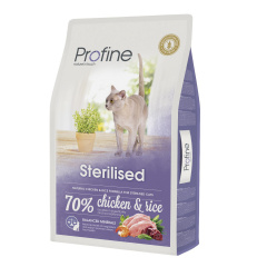 Сухой корм для взрослых стерилизованных котов Profine Cat Sterilised с курицей и рисом 10 кг (8595602517688) Чернигов