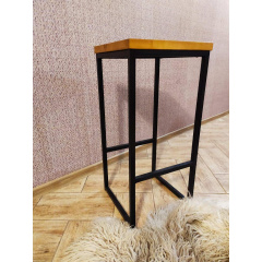 Барный стул GoodsMetall из металла в стиле ЛОФТ 750х350х350 БС11 Каменка-Днепровская