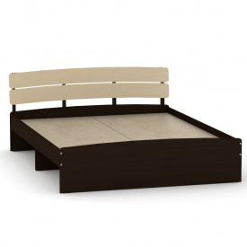 Ліжко двоспальне Модерн - 160 Компаніт венге