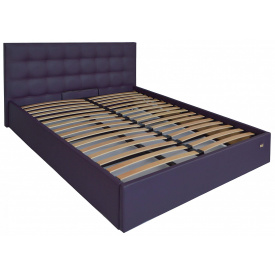 Кровать Richman Честер VIP 140 х 200 см Madrit-0965 С дополнительной металлической цельносварной рамой Фиолетовая
