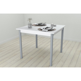 Стол кухонный Ferrum-decor Агата 75x90x90 Серый ДСП Белое 32мм (AGA0050)