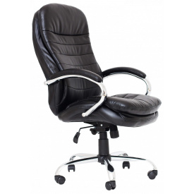 Офисное кресло руководителя Richman Valencia В Хром М2 AnyFix Черное