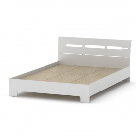 Двуспальная кровать Компанит Стиль-140 альба (белый)