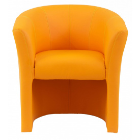 Кресло Richman Бум Единица 650 x 650 x 800H см Zeus Deluxe Orange Оранжевое
