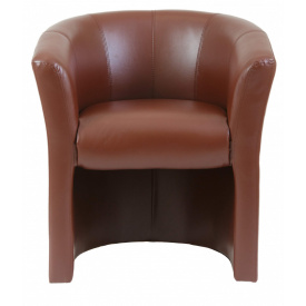 Кресло Richman Бум 650 x 650 x 800H см Zeus Deluxe Bright Brown Коричневое