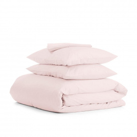 Комплект полуторної постільної білизни Cosas SAKURA Ранфорс 160х220 см Рожевий