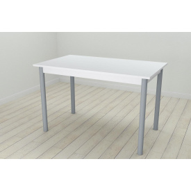 Стол кухонный Ferrum-decor Бенита 75x120x60 Серый ДСП Белое 32мм (BEN0043)
