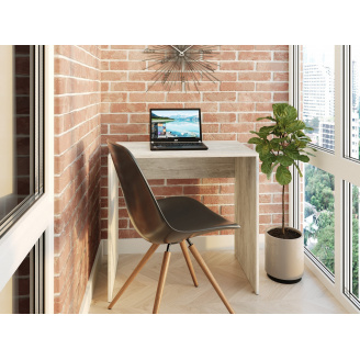 Компактный стол для ноутбука Moreli Liam Ш800/В760/Г500 мм Бетон
