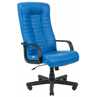 Офисное Кресло Руководителя Richman Атлант Zeus Deluxe Blue Пластик М3 MultiBlock Синее