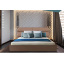 Кровать Richman Эдинбург VIP 140 х 190 см Флай 2213 С дополнительной металлической цельносварной рамой Светло-коричневая Одесса