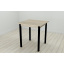 Стол кухонный Ferrum-decor Диего 75x90x90 Черный ДСП Сонома 16мм (DIE0018) Еланец