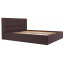 Ліжко Richman Честер 120 х 200 см Флай 2231 З підйомним механізмом та нішою для білизни Темно-коричневе (rich00047) Надвірна