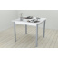 Стол кухонный Ferrum-decor Агата 75x90x90 Серый ДСП Белое 32мм (AGA0050) Кропивницкий