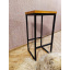 Барный стул GoodsMetall из металла в стиле ЛОФТ 750х350х350 БС11 Каменка-Днепровская