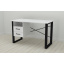 Письмовий стіл із ящиками Ferrum-decor Оскар 750x1200x700 метал Чорний ДСП Біле 16 мм (OSK0043) Херсон