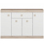 Великий комод із дверима та ящиком Еверест Соната-7 сонома + білий Красноград