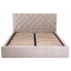 Ліжко Richman Ковентрі VIP 120 х 200 см Місті Mocco З додатковою металевою цільнозварною рамою Сіра Тернопіль