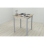 Стол кухонный Ferrum-decor Агата 75x70x70 Серый ДСП Сонома 32мм (AGA0060) Полтава